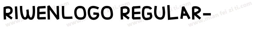RiWenLOGO Regular字体转换
